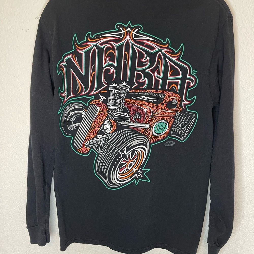 NHRA Gildan Black Graphic Long Sleeve Shirt - Picture 3 of 6